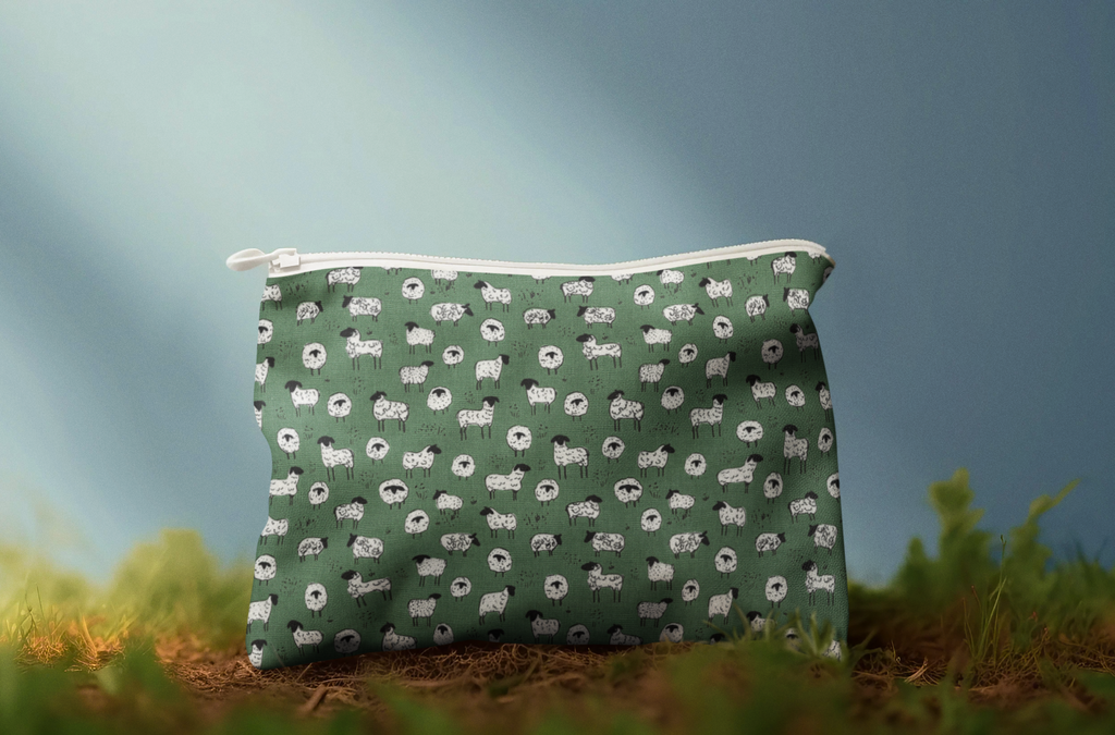 Riley Blake - Farm Living Sheep - Green