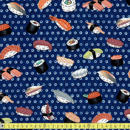 Alexander Henry - Shibori Sushi - Indigo - Sewing and Dressmaking Fabric