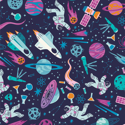 Art Gallery Fabrics - Rocket Science - Intergalactic - Sewing and Dressmaking Fabric