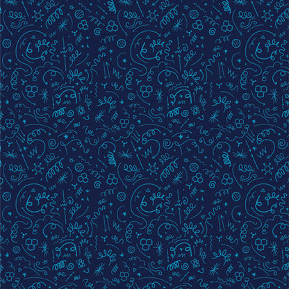 Art Gallery Fabrics - Rocket Science - Lab Doodles - Sewing and Dressmaking Fabric