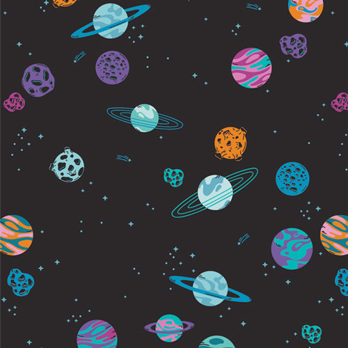 Art Gallery Fabrics - Rocket Science - Planetary Parade - Sewing and Dressmaking Fabric