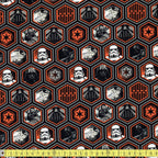 Camelot Fabrics - Star Wars Classic - Imperials Hex Portraits - Sewing and Dressmaking Fabric