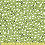 Cotton Poplin - Farmyard Sheep - Green - Sewing and Dressmaking Fabric