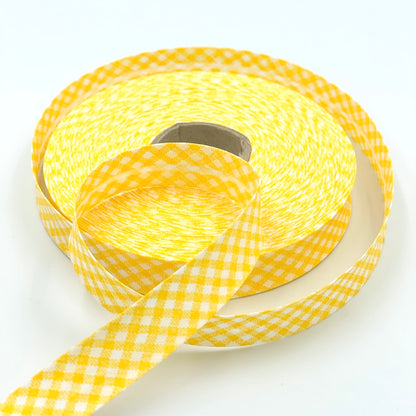 18mm Gingham Bias Binding