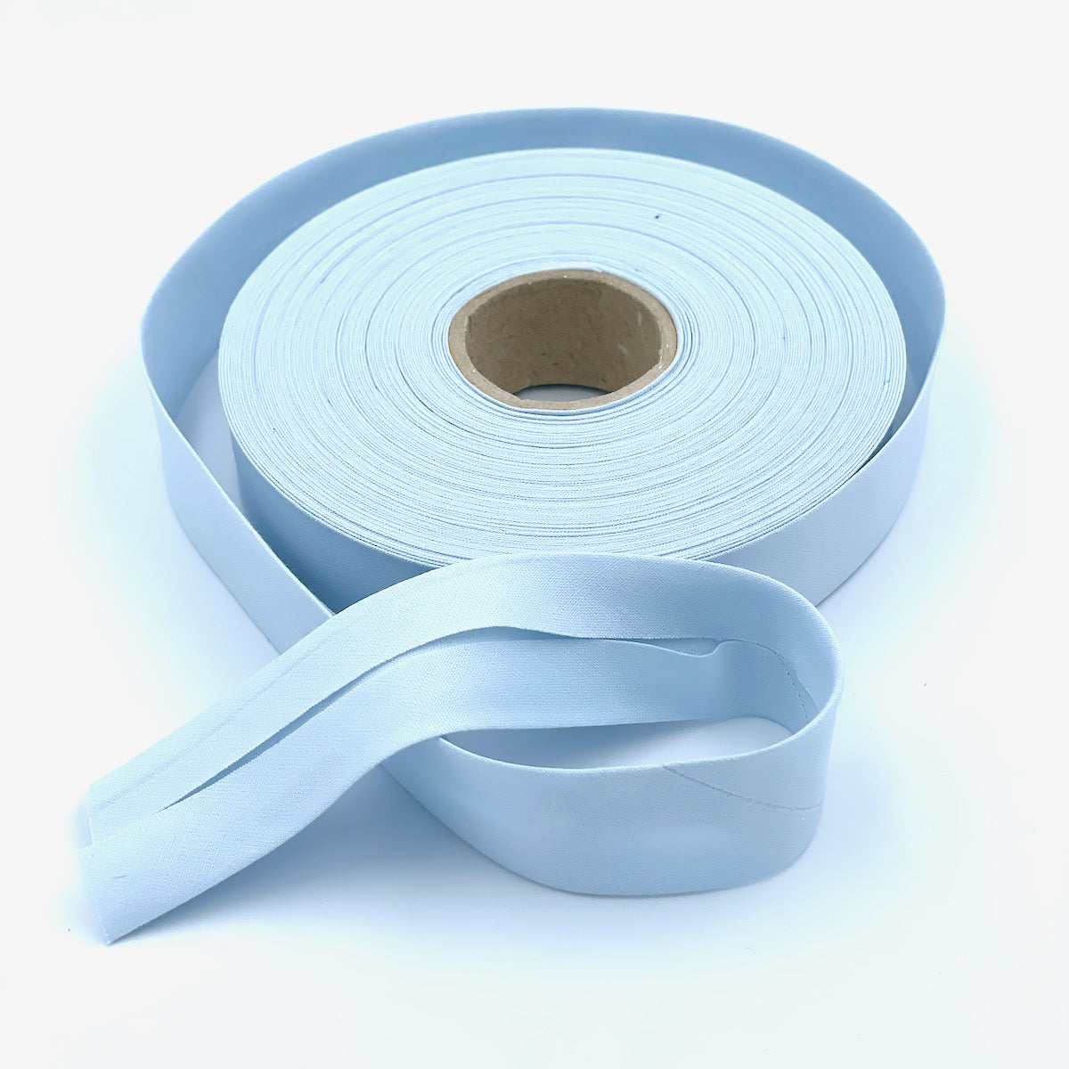 25m Reel of 25mm Wide Organic Cotton Bias Binding