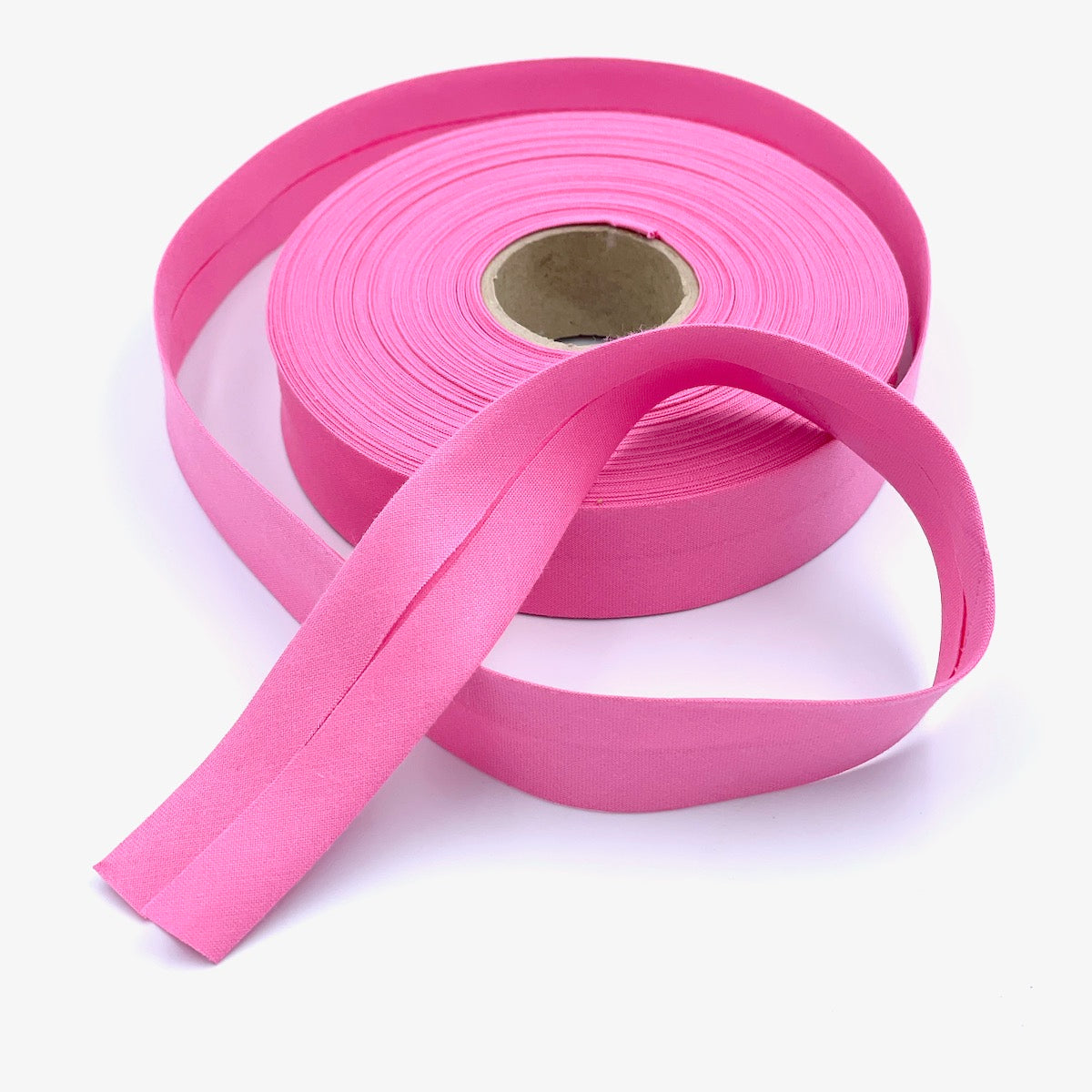 25m Reel of 25mm Wide Organic Cotton Bias Binding