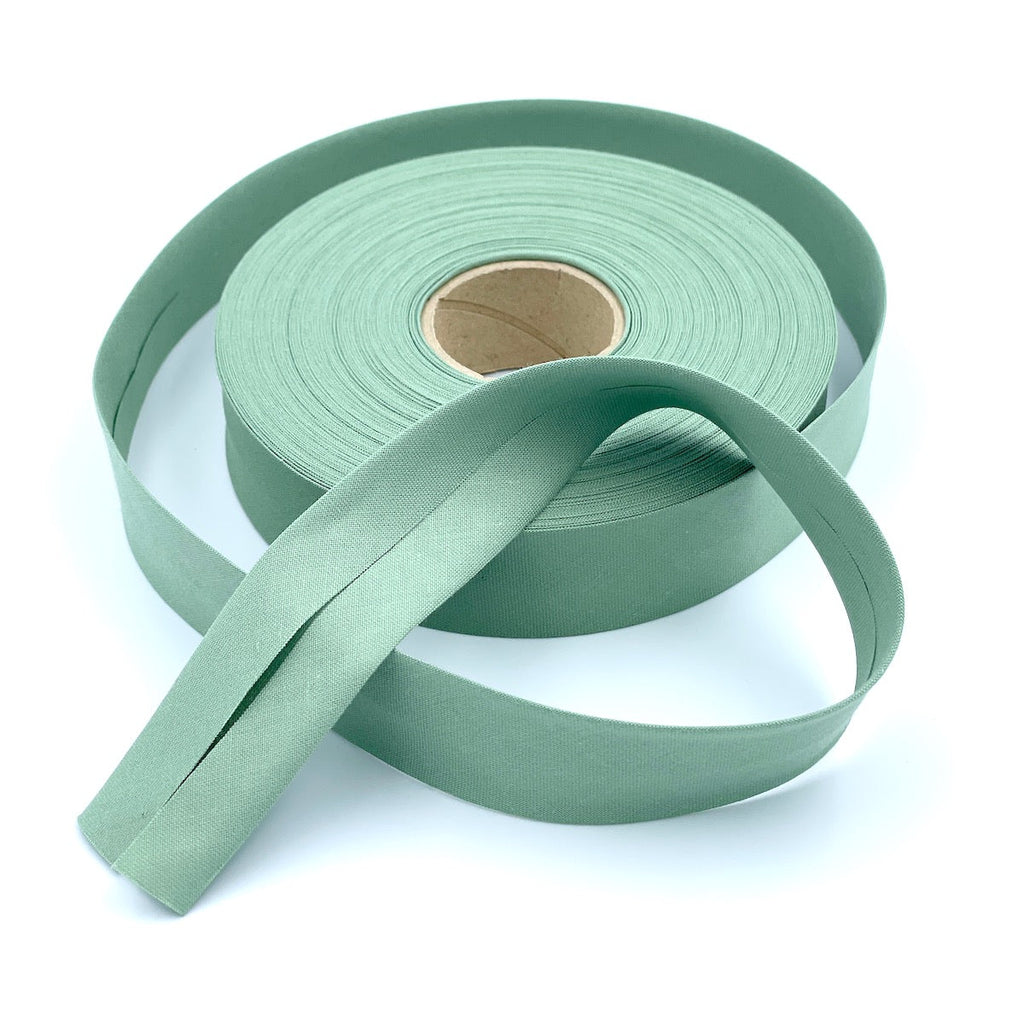 25m Reel of 25mm Wide Organic Cotton Bias Binding