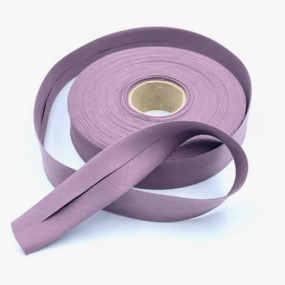 25mm Wide GOTS Organic Cotton Bias Binding Tape