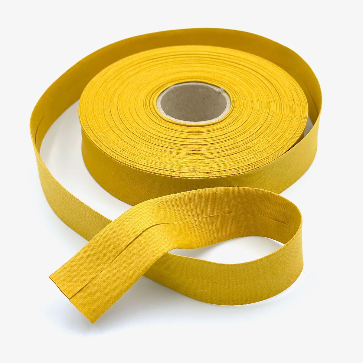 25mm Wide GOTS Organic Cotton Bias Binding Tape