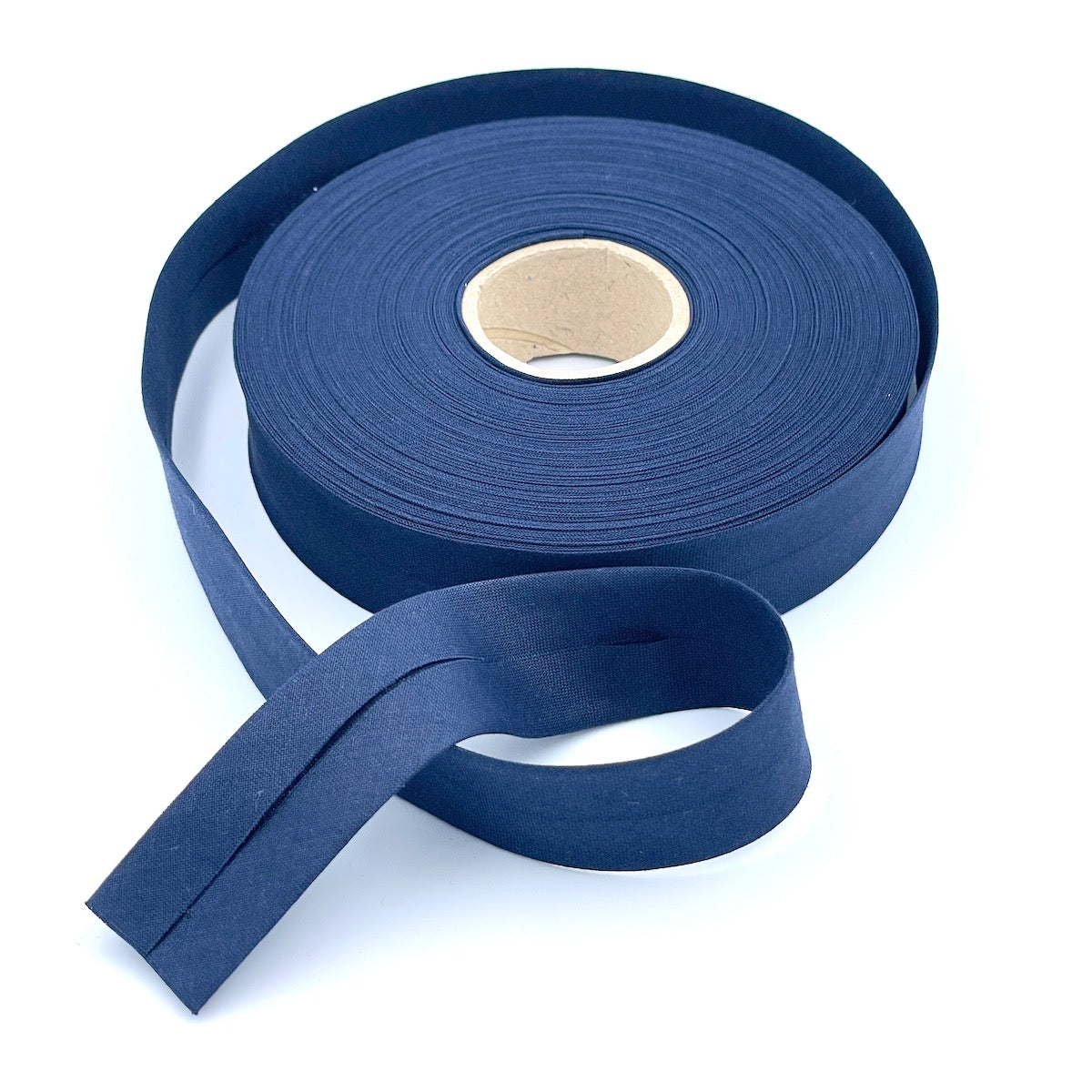 25m Reel of 25mm Wide Organic Cotton Bias Binding