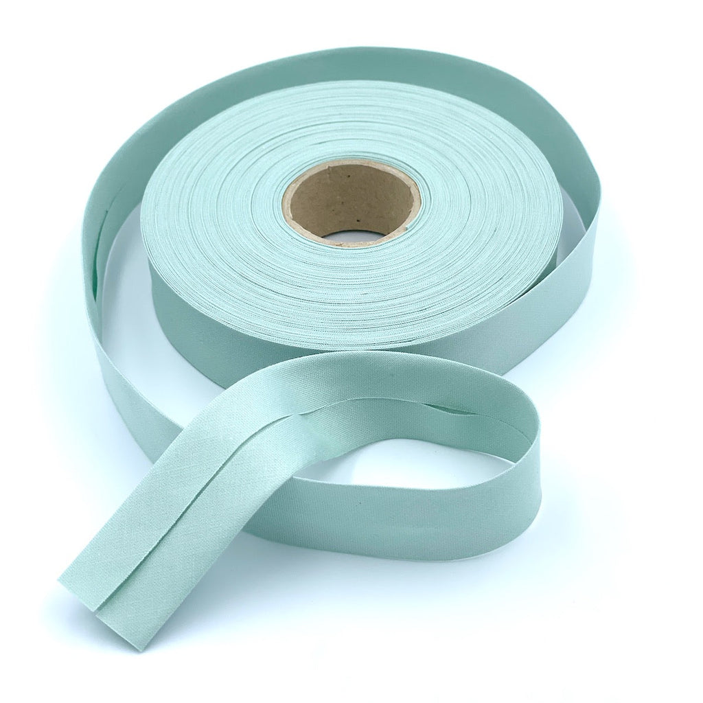 25m Reel of 25mm Wide Organic Cotton Bias Binding