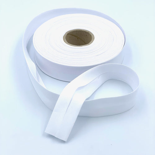 25m Reel of 25mm Wide Organic Cotton Bias Binding