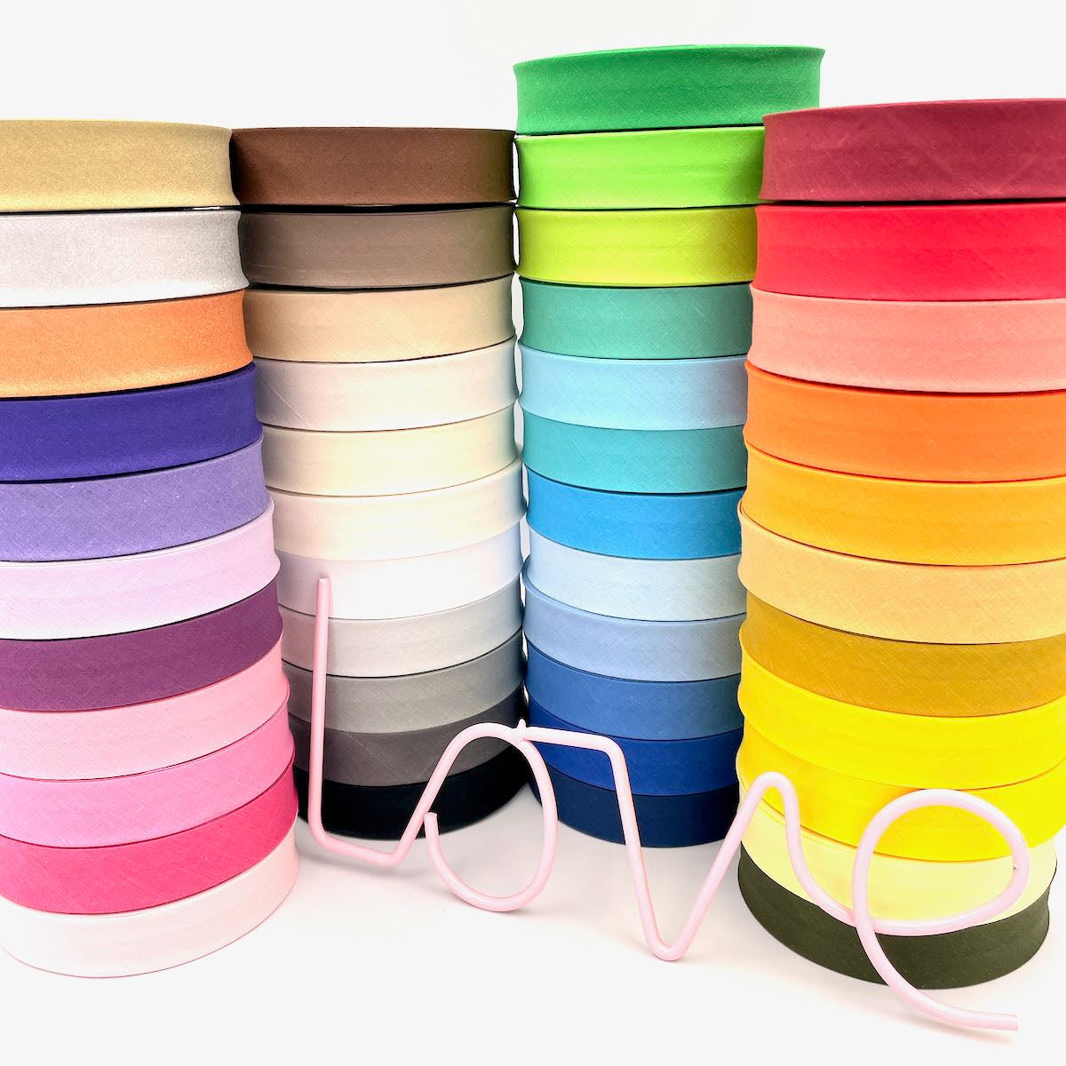 Plain 30mm Bias Binding Tape (5m Roll)