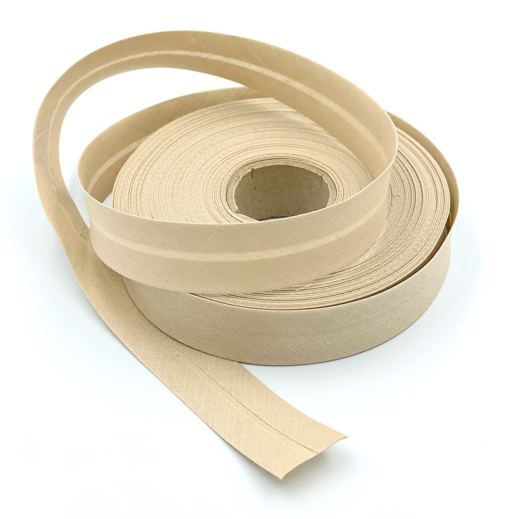 25m Reel of Plain 25mm Bias Binding Tape