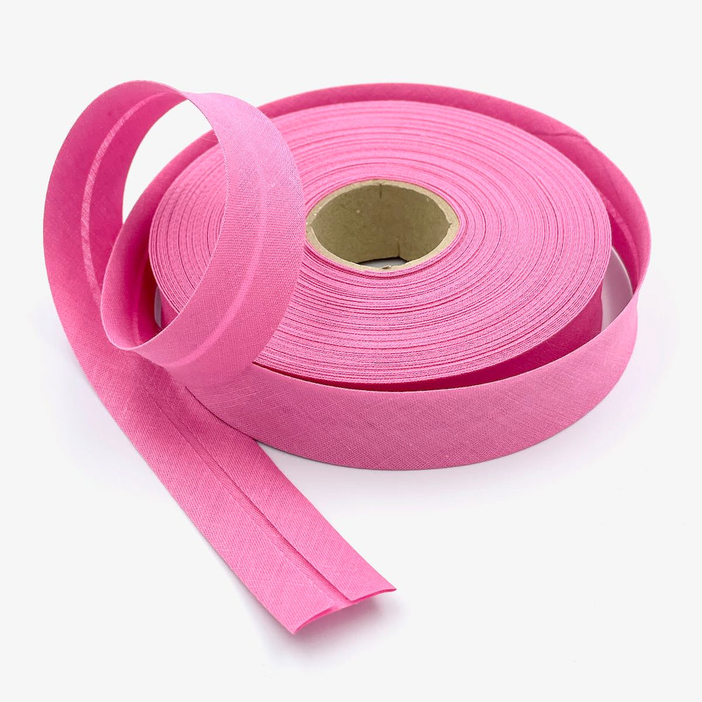 5m Roll of Plain 25mm Bias Binding Tape