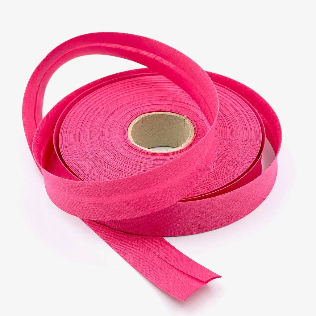 5m Roll of Plain 25mm Bias Binding Tape
