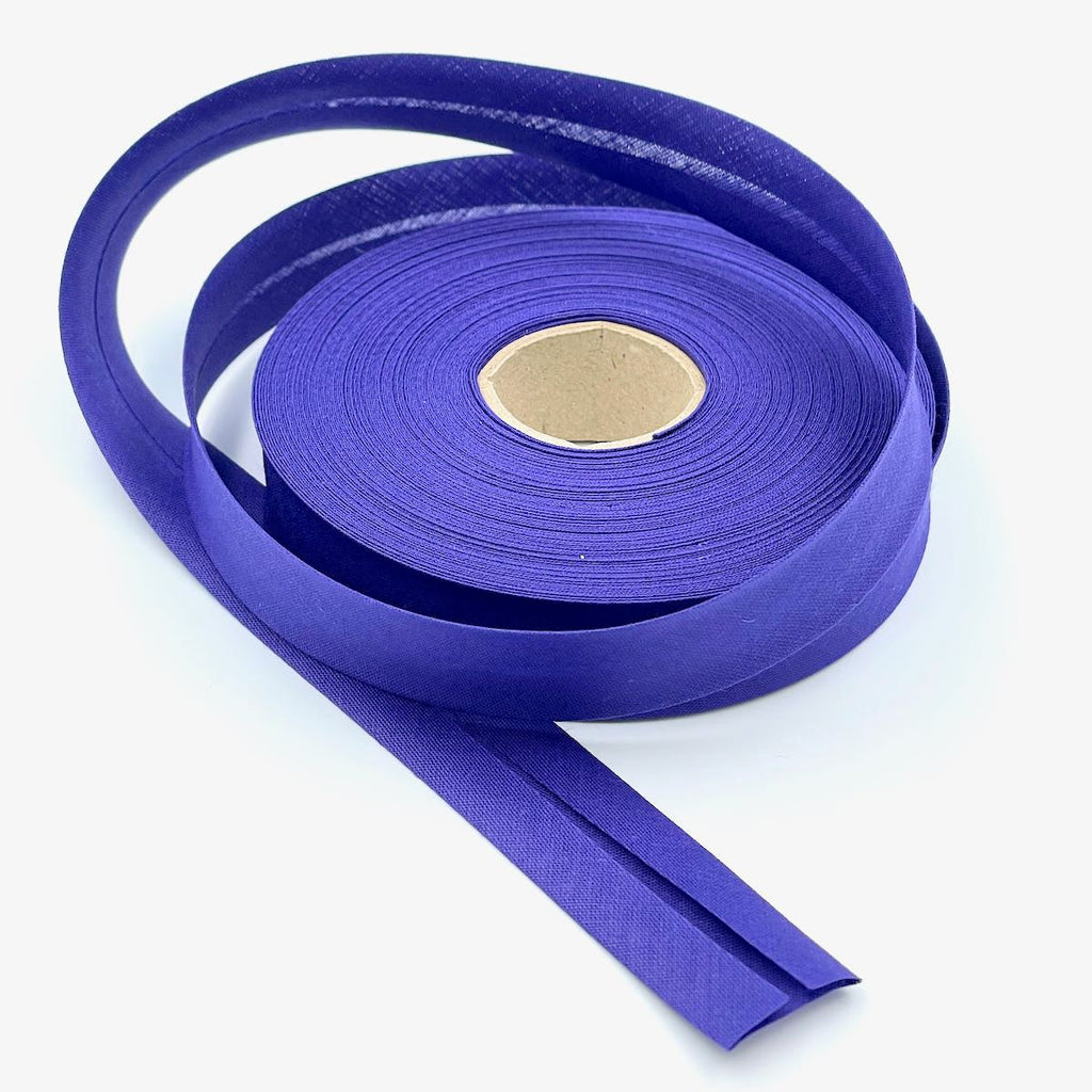 5m Roll of Plain 25mm Bias Binding Tape