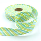 25m Reel of 25mm Tonal Stripe Bias Binding