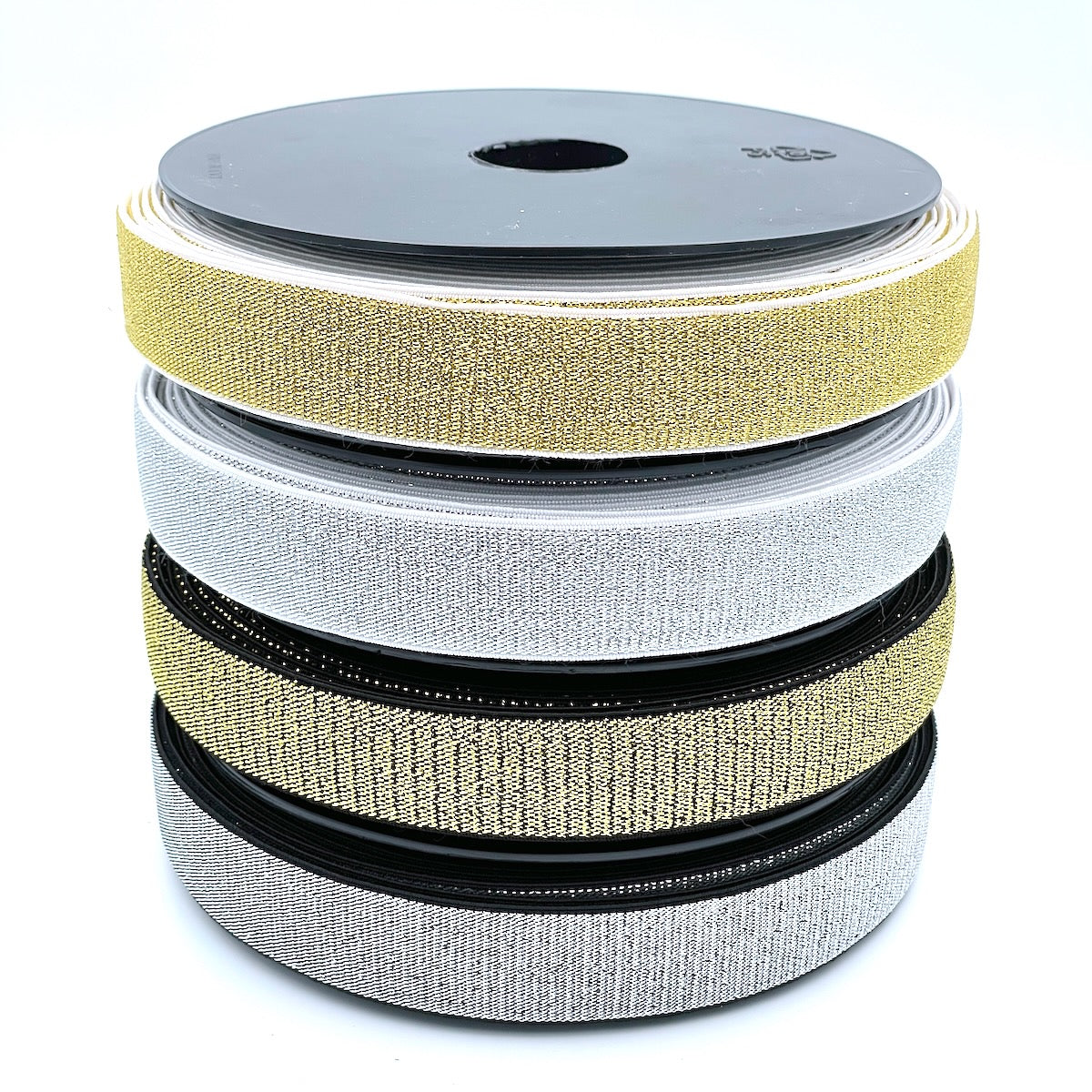 25mm Metallic Elastic with Soft Back