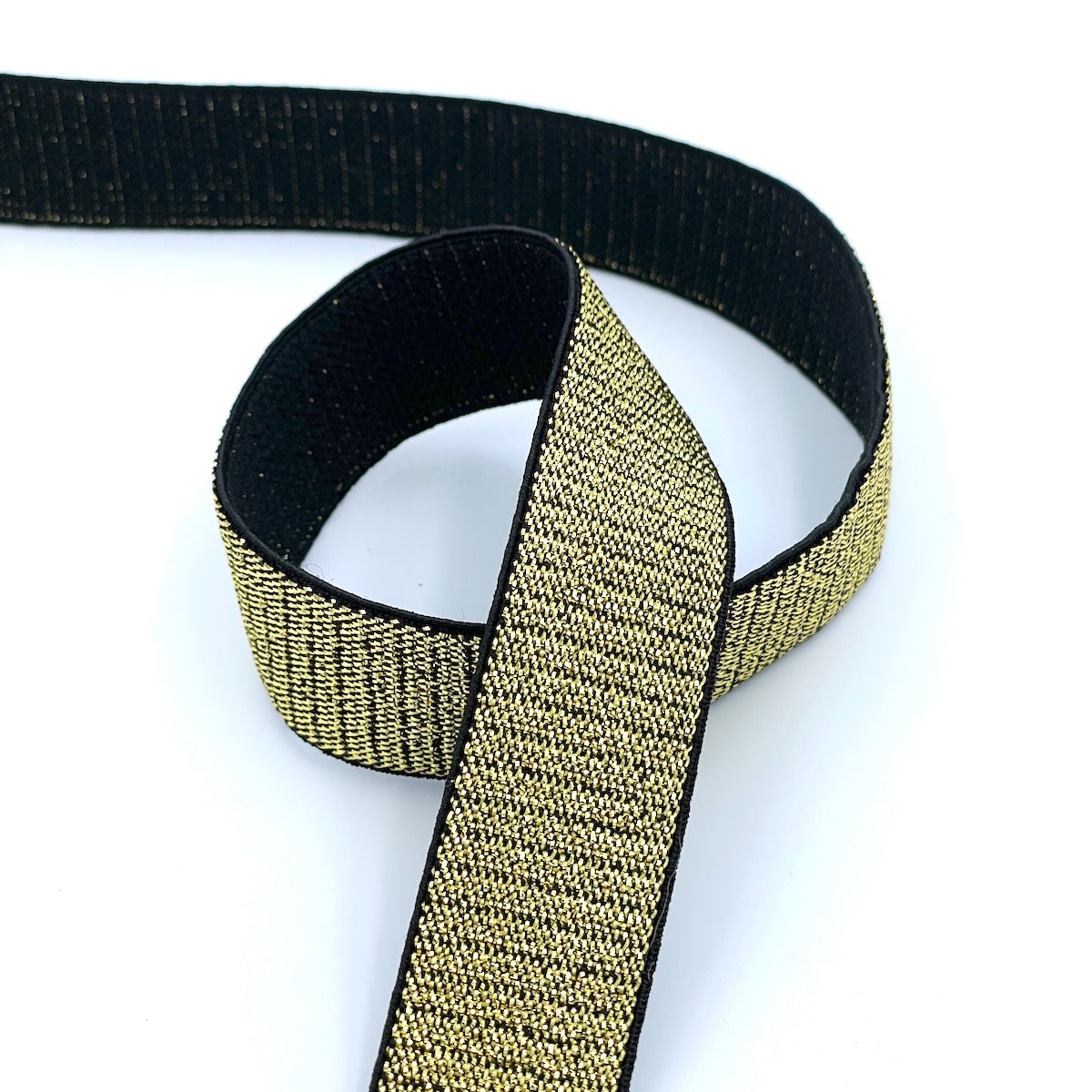 25mm Metallic Elastic with Soft Back