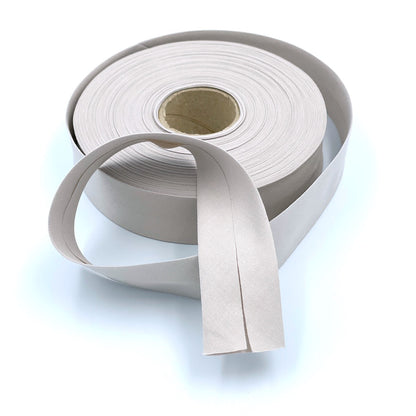 30mm Wide GOTS Organic Cotton Bias Binding Tape