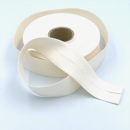 30mm Wide GOTS Organic Cotton Bias Binding Tape