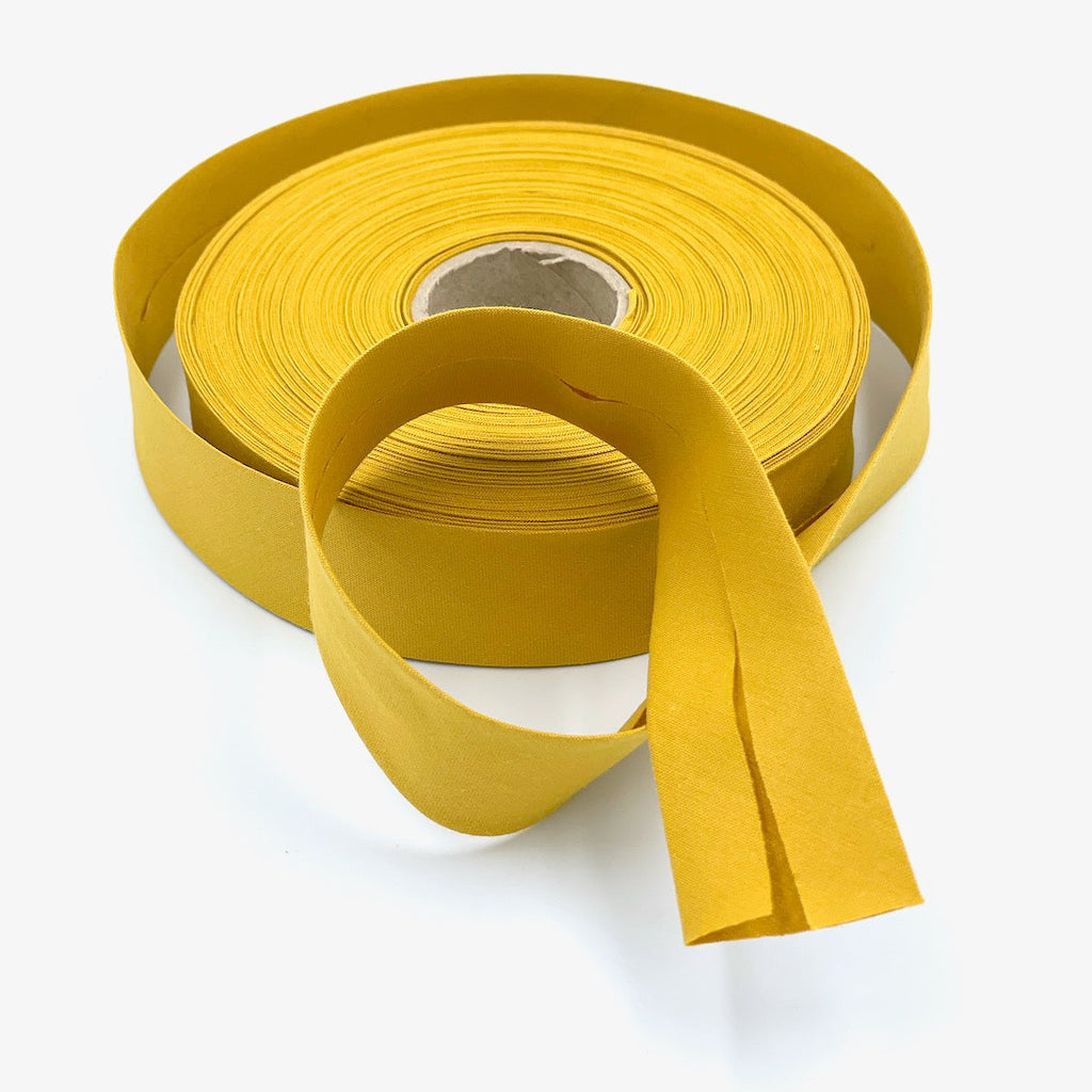 25m Reel of 30mm Wide Organic Cotton Bias Binding