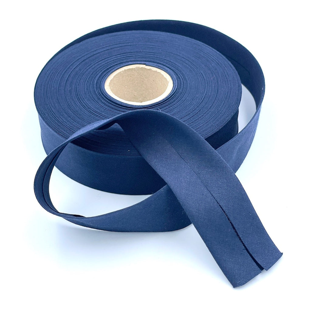 25m Reel of 30mm Wide Organic Cotton Bias Binding