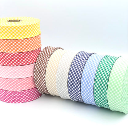 30mm Gingham Bias Binding