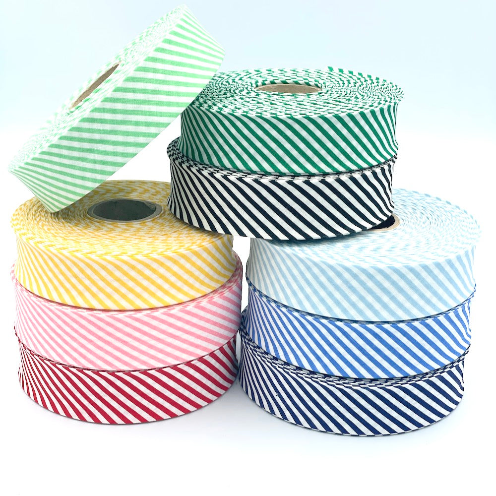 30mm Stripe Bias Binding