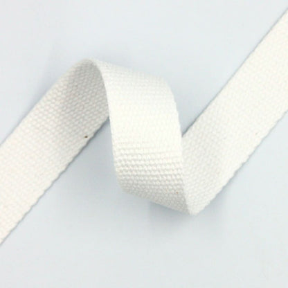 25m Roll of 30mm Cotton Canvas Webbing