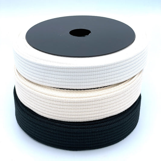 30mm Rib Weave Webbing - Plains