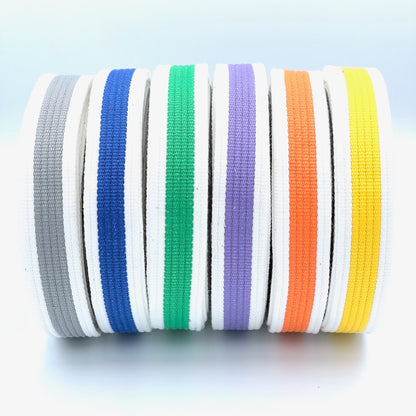 30mm Rib Weave Webbing - Stripe