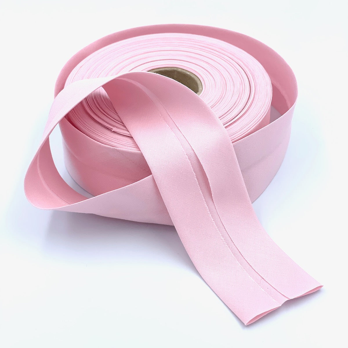 25m Reel of 40mm Wide Organic Cotton Bias Binding
