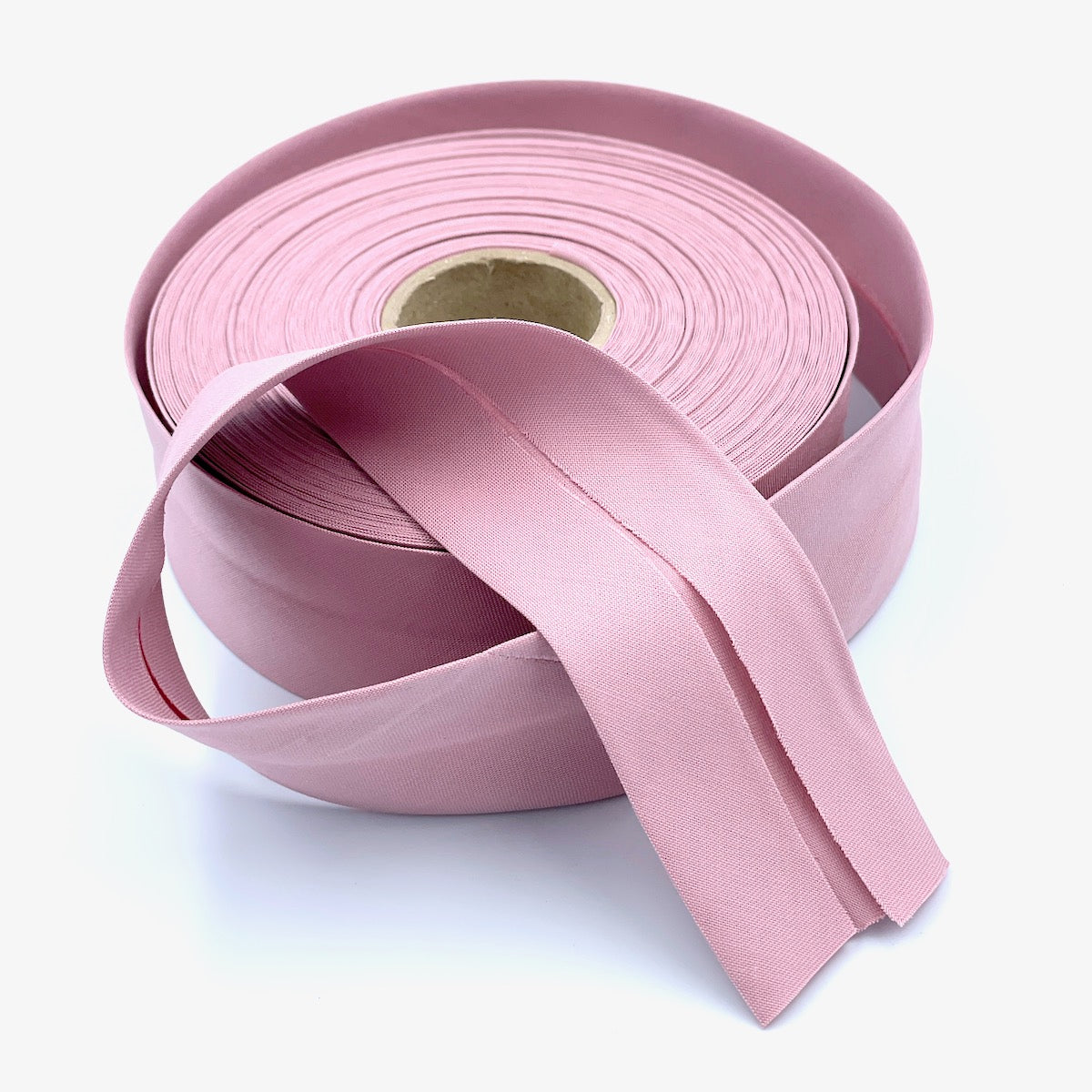 25m Reel of 40mm Wide Organic Cotton Bias Binding