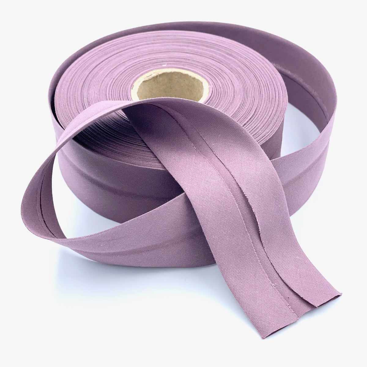 25m Reel of 40mm Wide Organic Cotton Bias Binding