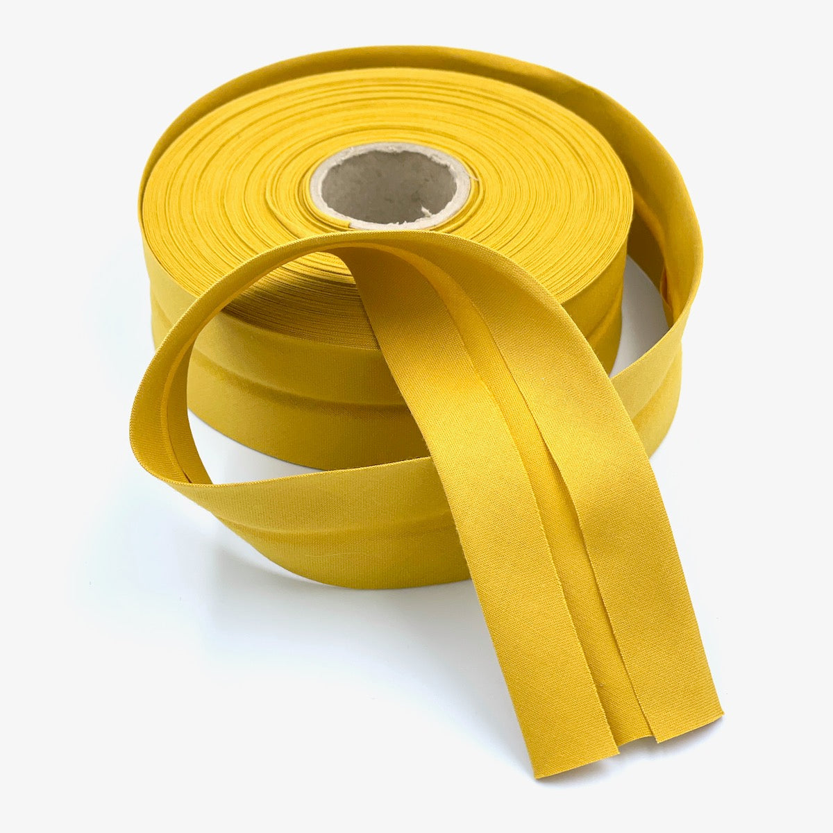 25m Reel of 40mm Wide Organic Cotton Bias Binding