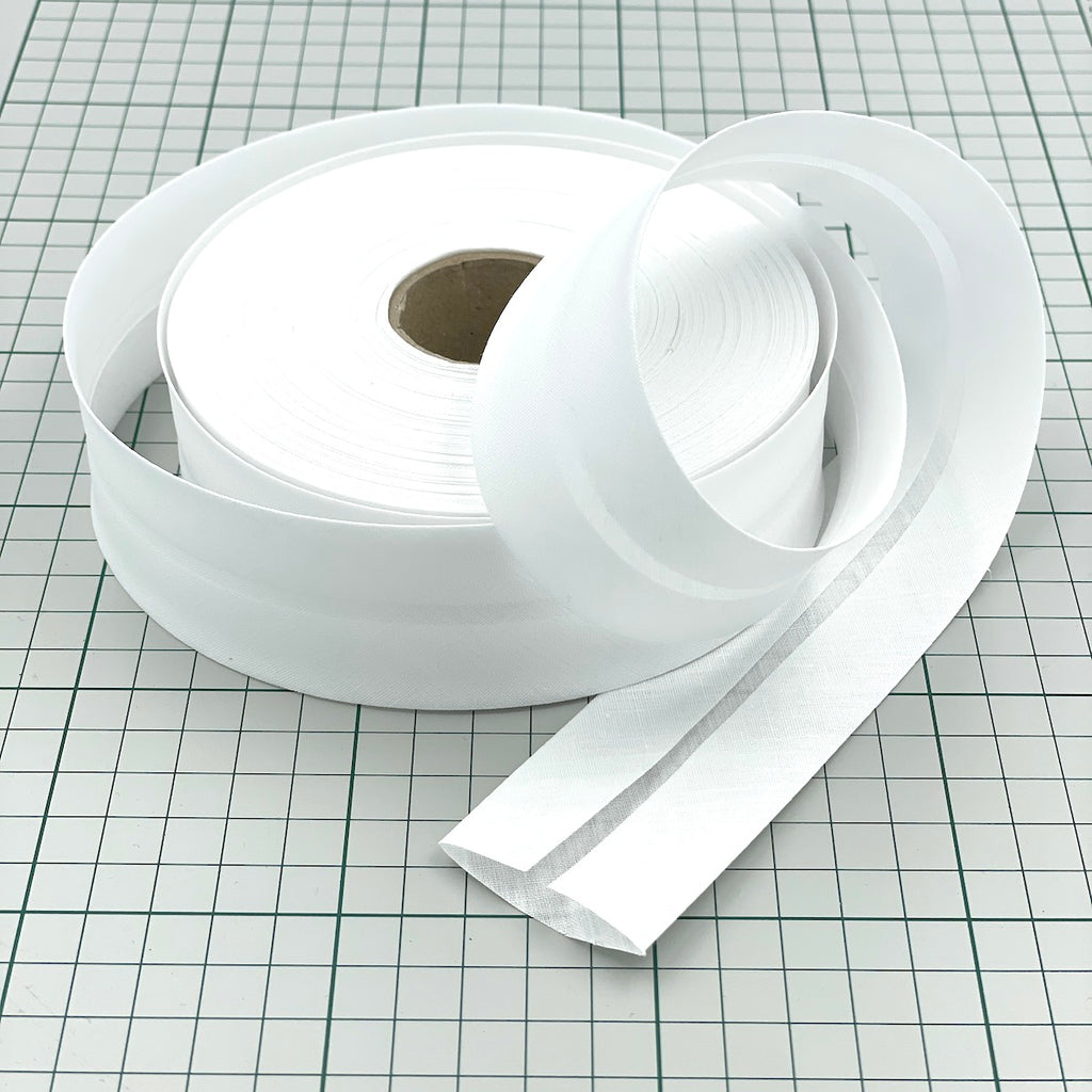 25m Reel of Plain 40mm Bias Binding Tape