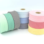 25m Reel of 40mm Stripe Bias Binding