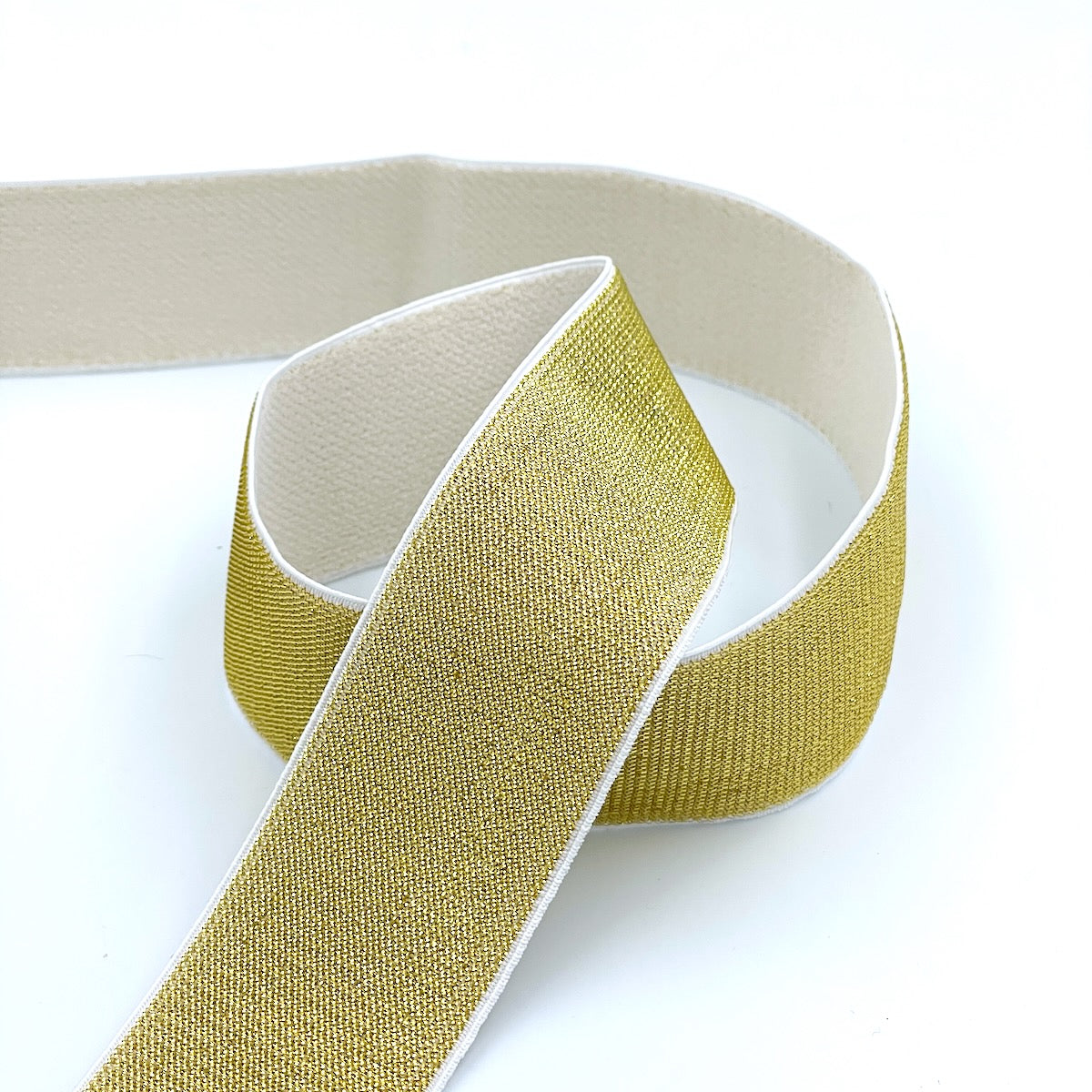 40mm Metallic Elastic with Soft Back