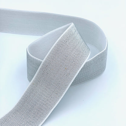 40mm Metallic Elastic with Soft Back