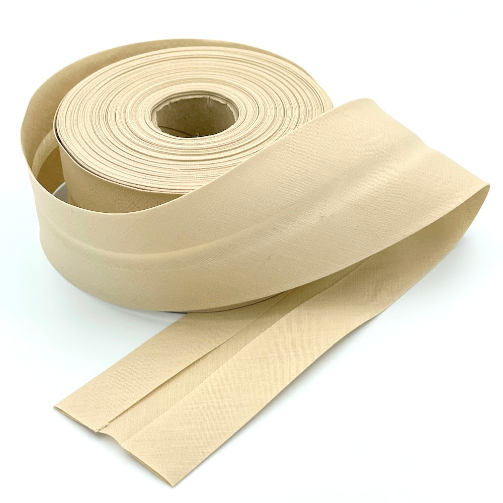 Plain 60mm Extra Wide Bias Binding Tape (Per Metre - Continuous)