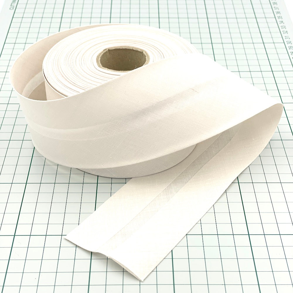 Plain 60mm Extra Wide Bias Binding Tape (Per Metre - Continuous)