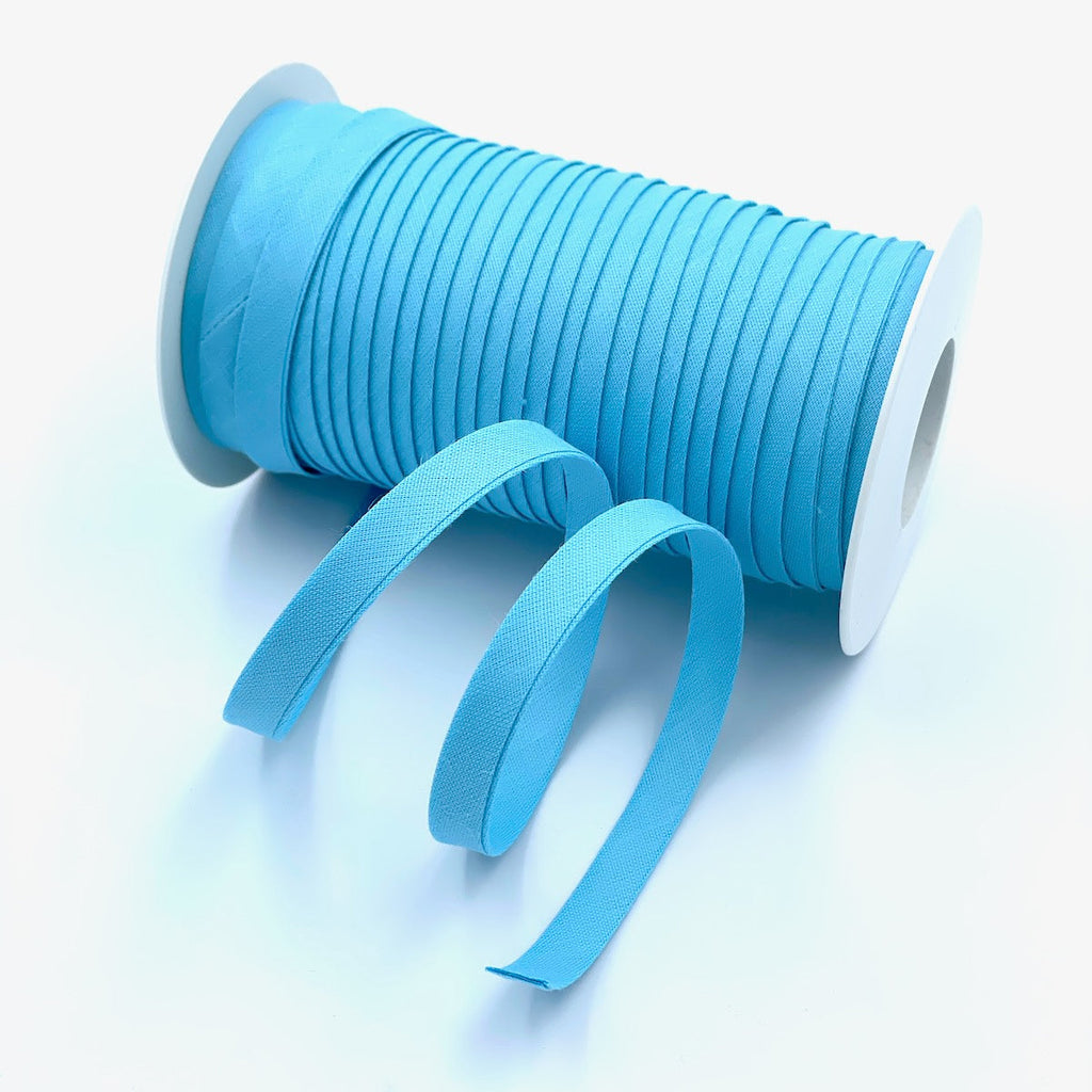 25m Reel of Plain 9mm Double Fold Bias Binding