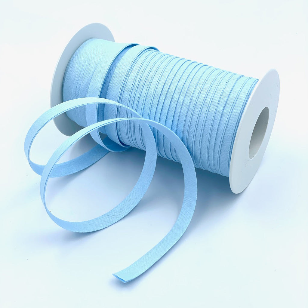 25m Reel of Plain 9mm Double Fold Bias Binding