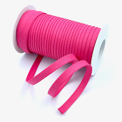 Plain 9mm Double Fold Bias Binding (25m Reel)