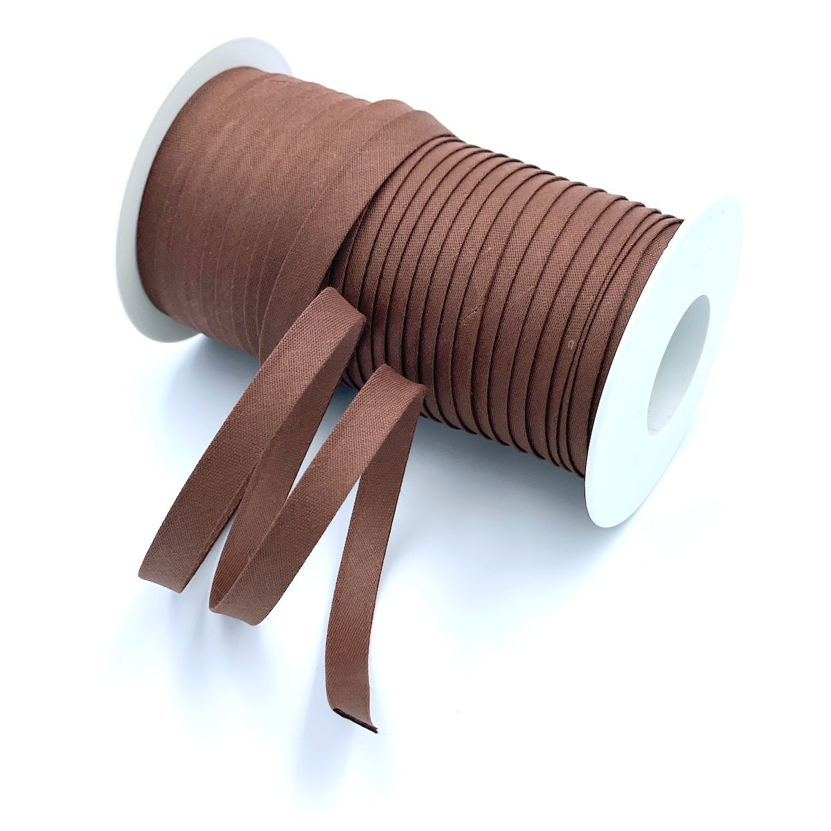 Plain 9mm Double Fold Bias Binding (25m Reel)