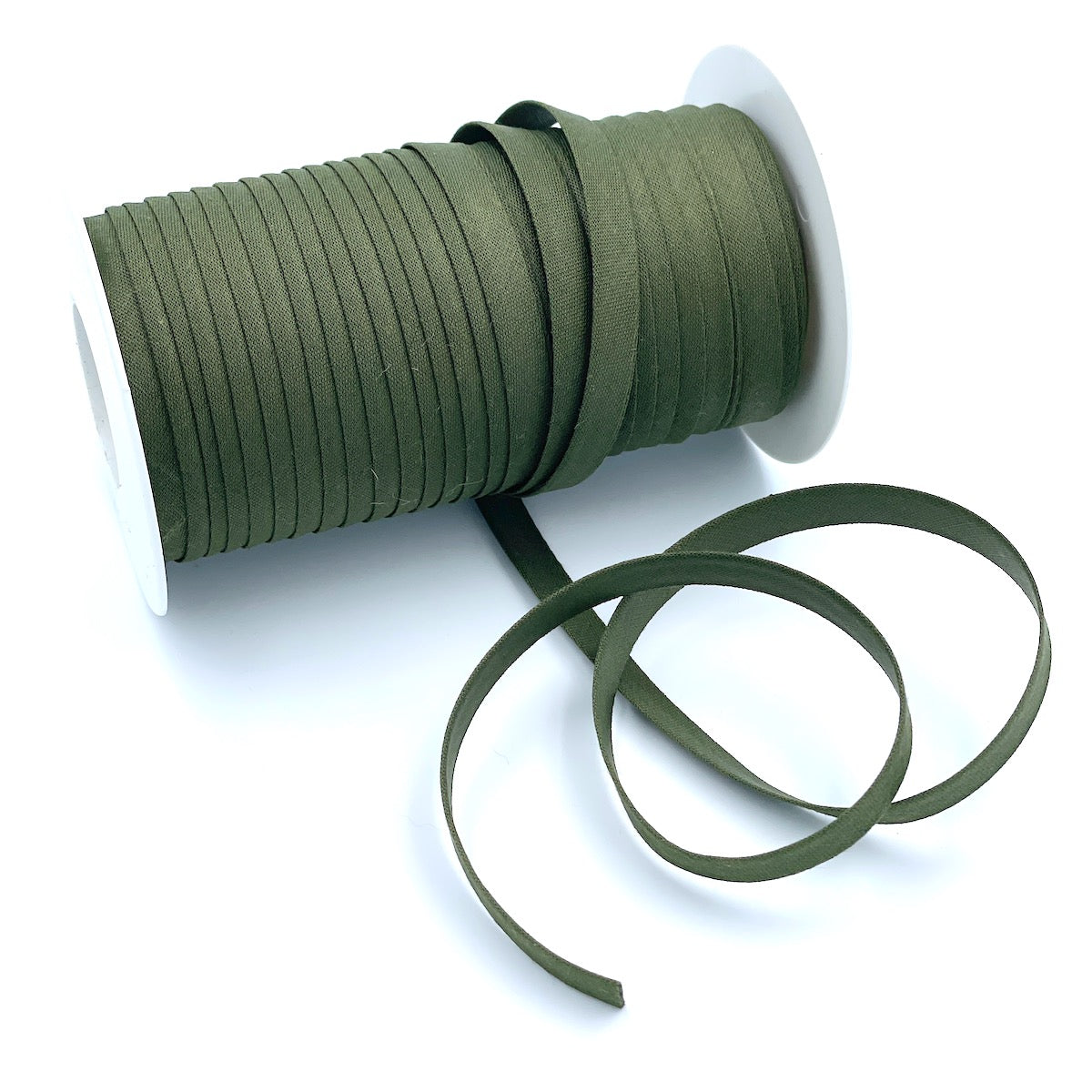 Plain 9mm Double Fold Bias Binding (25m Reel)