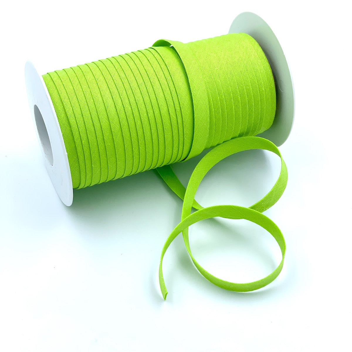 Plain 9mm Double Fold Bias Binding (25m Reel)