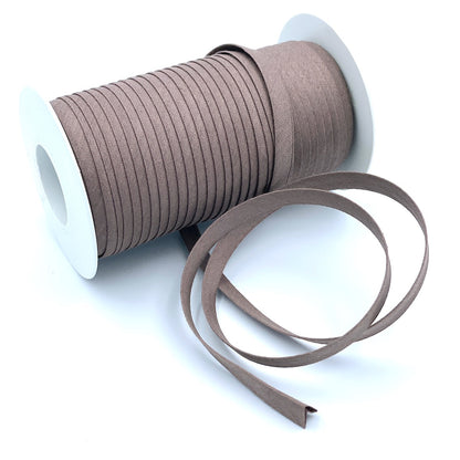 Plain 9mm Double Fold Bias Binding (25m Reel)